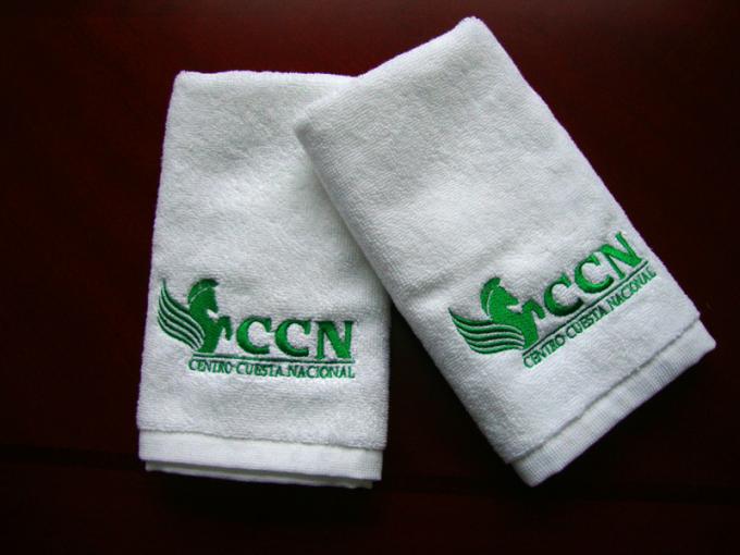 cheap promotional custom logo 100 cotton embroidery gym sport bath