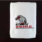 100% cotton high quality custome embroidery logo towel