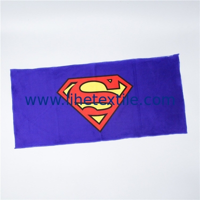 Luxury high water absorption 400gsm microfiber fitness gym towel hand towels with logo custom sublimation print sports