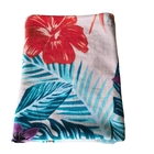 Extra large thick beach towel custom flower pattern luxury cotton printed beach towel