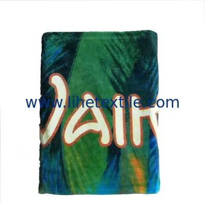 Personalized Sexy Women Printed 100% Cotton Fabric Rectangle Oversized Terry Cotton Beach Towel