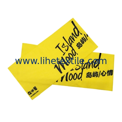 Microfiber gym fitness sports towels with logo custom print gift towels for promotion promotional microfiber sublimation