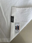 Wholesale custom 100% cotton white large beach towel with logo