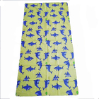 Promotional Wholesale baby shark Portable Quality 100% Digital Printed Custom microfiber beach towel