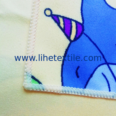 Promotional Wholesale baby shark Portable Quality 100% Digital Printed Custom microfiber beach towel