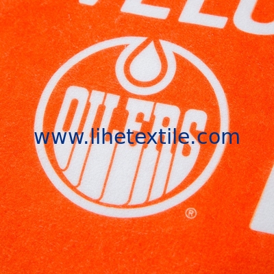Factory Low MOQ Microfiber Custom orange and white Printed Customized Logo Light Weight Sand Free Beach Towels