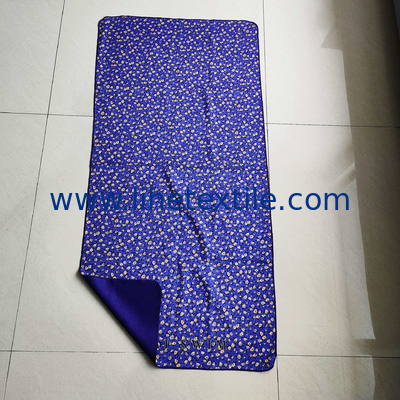 Factory Wholesale Microfiber Sand free purple Beach Towel Custom Logo and flower Double Side printed  Microfiber Ant Bea