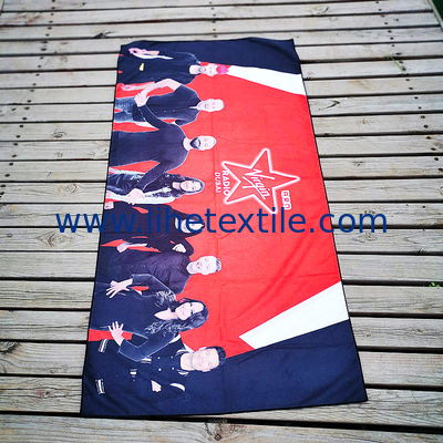 Wholesale Quick Dry New Design Custom Logo Double Side Digital Printed Sublimation Sand Free Microfiber Beach Towel