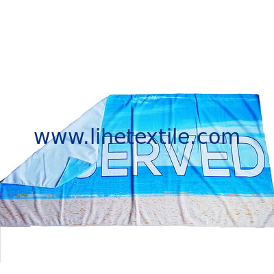 Promotional Quick Dry Sand Free Digital Photo Printed Microfiber Custom Beach Towel With Logo