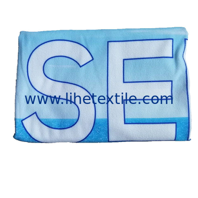 Promotional Quick Dry Sand Free Digital Photo Printed Microfiber Custom Beach Towel With Logo