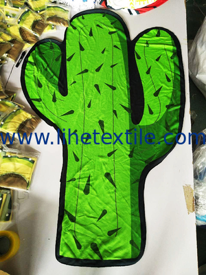 High Quality Wholesale Custom Microfiber Suede Towel Printed Pink Donuts Profiled Towel Sand Free Beach Towel