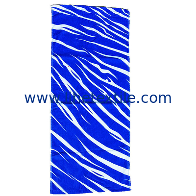 wholesale 100% cotton small MOQ soft feel high quality promotional custom digital printing cotton velour beach towel