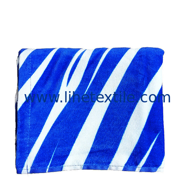 wholesale 100% cotton small MOQ soft feel high quality promotional custom digital printing cotton velour beach towel