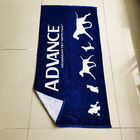 Wholesale Pure Cotton Customized Personalized White Dog  beach towel Reactive Printed Beach Towel With Logo