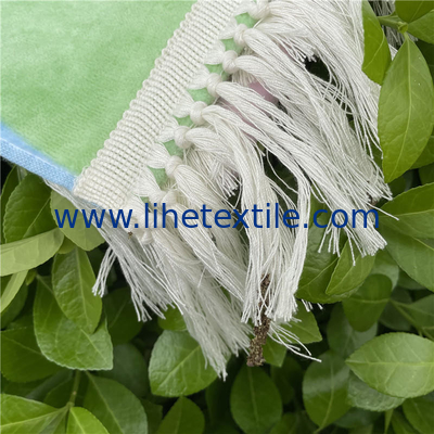 Wholesale 100% Cotton Superdry Custom Design Sand Free Printed Color Wave Pattern Bath Beach Towels with Tassels