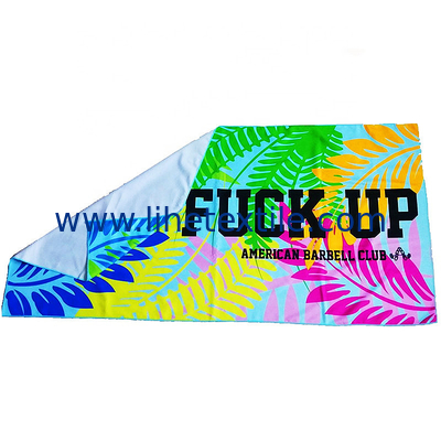 Fashion Quick Drying Sand Proof Beach Towel Microfiber Custom Print Sublimation Design Your Own Logo