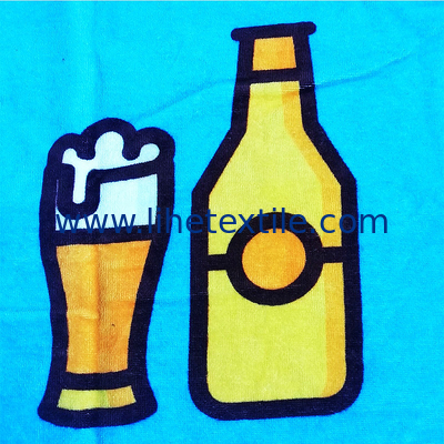 Wholesale Custom High Quality Sublimation Printing 100% Cotton Velour Summer Beach Towels With Logo