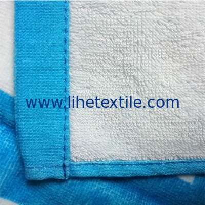 Wholesale Custom High Quality Sublimation Printing 100% Cotton Velour Summer Beach Towels With Logo