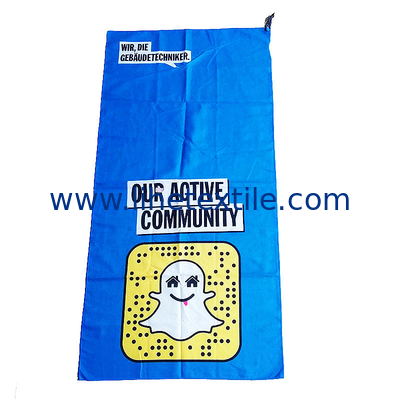 Wholesale soft microfibre beach towel with logo custom design digital printing microfiber suede sports beach towel