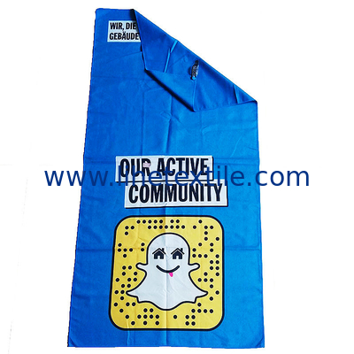 Wholesale soft microfibre beach towel with logo custom design digital printing microfiber suede sports beach towel