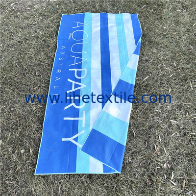 Wholesale Price Custom Print Sand Free Waffle Microfiber Beach Towel with Logo