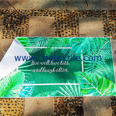 Promotional Quick Dry Sand Free Digital Photo Printed Microfiber Custom Beach Towel With Logo