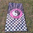 suede microfiber beach towel Tai Chi Diagram free custom print microfiber beach towel