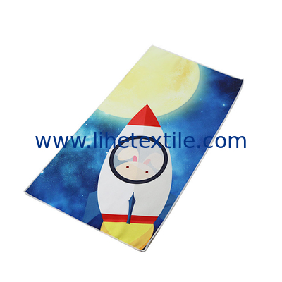 2022 kids spaceship beach towels hawaii beach towel microfiber printed beach towel