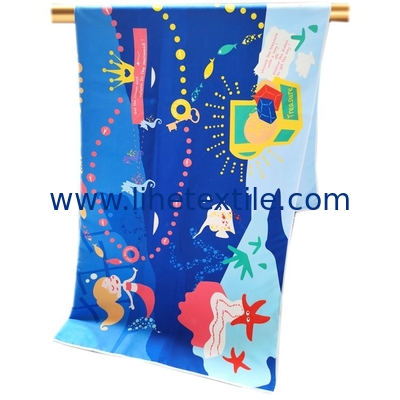 microfiber kids pool beach towel turkish quick dry beach tower tower poncho for kids with Underwater World