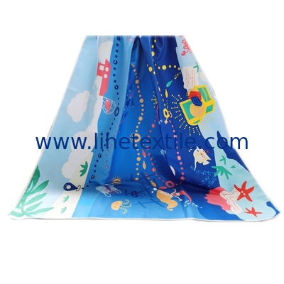 microfiber kids pool beach towel turkish quick dry beach tower tower poncho for kids with Underwater World