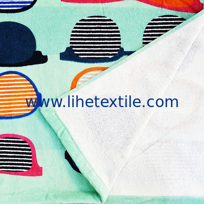 Wholesale Custom 100% Cotton Print Logo Design Sublimated Digital Printed Personalized Cartoon Kids Beach Towels