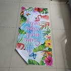 Hot Selling Dry Quickly Printed Microfiber terry Beach Towel With logo custom printed Cheaper Price