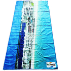 Large customized Sand Proof sublimation digital print Beach Blanket towel blank waterproof material microfiber beach tow