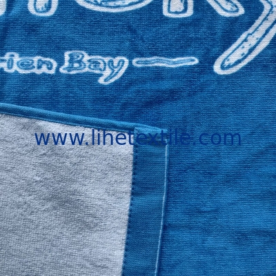 Wholesale Custom 80*160cm Digital Printing  Crawfish100% Cotton Velour Summer Beach Towels With Logo Animal Beach Towel