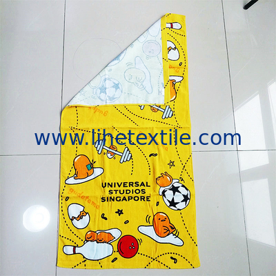 For Kids Custom Logo Digital Reactive Printing Character Cartoon Bath Funny Beach Towels