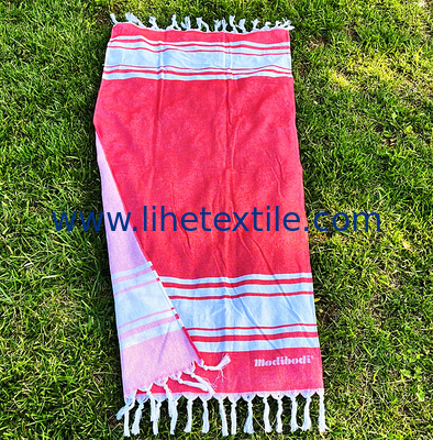 High Quality Hot Sale Sand Proof 100% Cotton Soft Custom Hammam Fouta Turkish Beach Towel