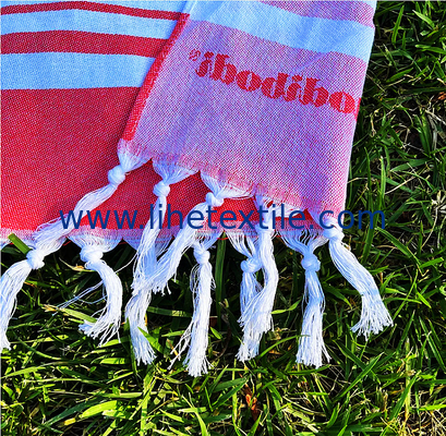 High Quality Hot Sale Sand Proof 100% Cotton Soft Custom Hammam Fouta Turkish Beach Towel