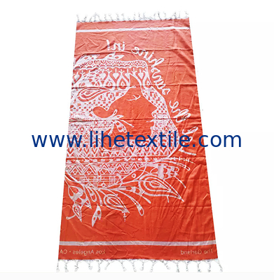 100% Cotton Solid Color Peshtemal with Tassels  Jacquard Turkish Beach Towel