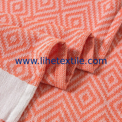 2022 High Quantity Turkish Beach Towel Custom Print Striped Fringed Sand Free 100% Cotton Beach Towels
