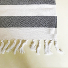 Stock Custom Printed Jacquard Stripe Microfiber Bath Towel Sand Free Turkish Beach Towel With Tassel Cotton Turkish Beac
