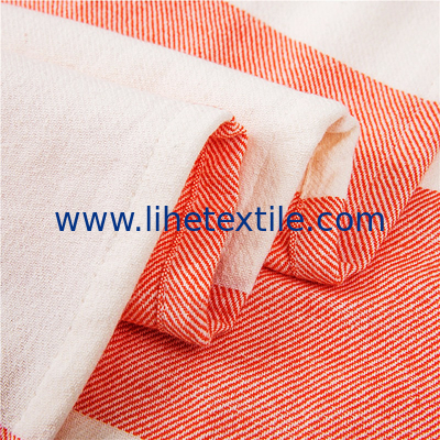 Custom Printed Jacquard Stripe Cotton Bath Towel Sand Free Turkish Beach Towel With Tassel Cotton Turkish Beach Towel