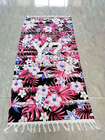 Custom wholesale personalized 100% cotton printed peshtemal Turkish beach towels with tassels