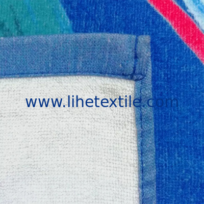 100% cotton digital print beach towel custom print with logo