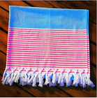 Oversized Stripe Turkish Beach Towel WithTassels Original 100% Cotton Turkish Beach Towel