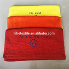 Wholesale custom all colors gym towel 100% cotton woven embroidery logo sport gym towel
