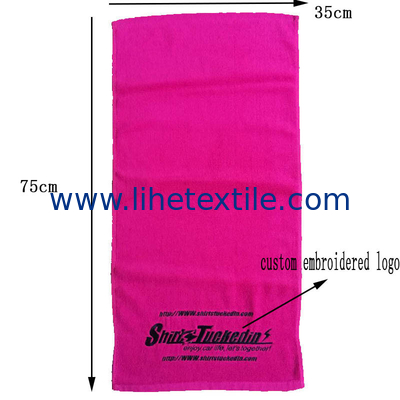 China factory absorbent 100% cotton  sport towel embroidery logo gym towel