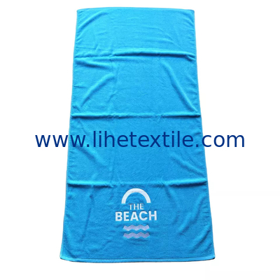 100%Cotton Professional Custom Logo Embroidered Printed Gym / Yoga Swim / Beach / Spa / Sports / Fitness Towels