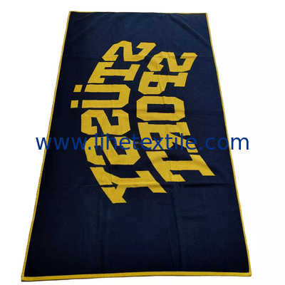 High Quality 100% Cotton Luxury Heavy custom jacquard beach towel