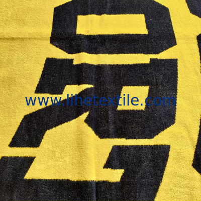 High Quality 100% Cotton Luxury Heavy custom jacquard beach towel