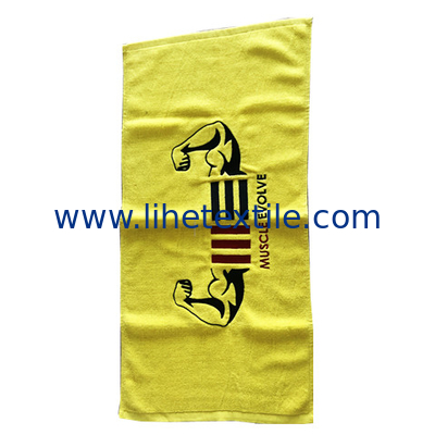 Custom Strong Water Absorption Embroidered Sublimated Gym Towels Custom Logo 100% Cotton Sport Towel